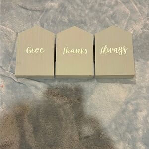 Teel Wooden Block Decor Set